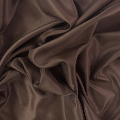 Lightweight Polyester Lining - Dark Brown - Film Studio Deadstock