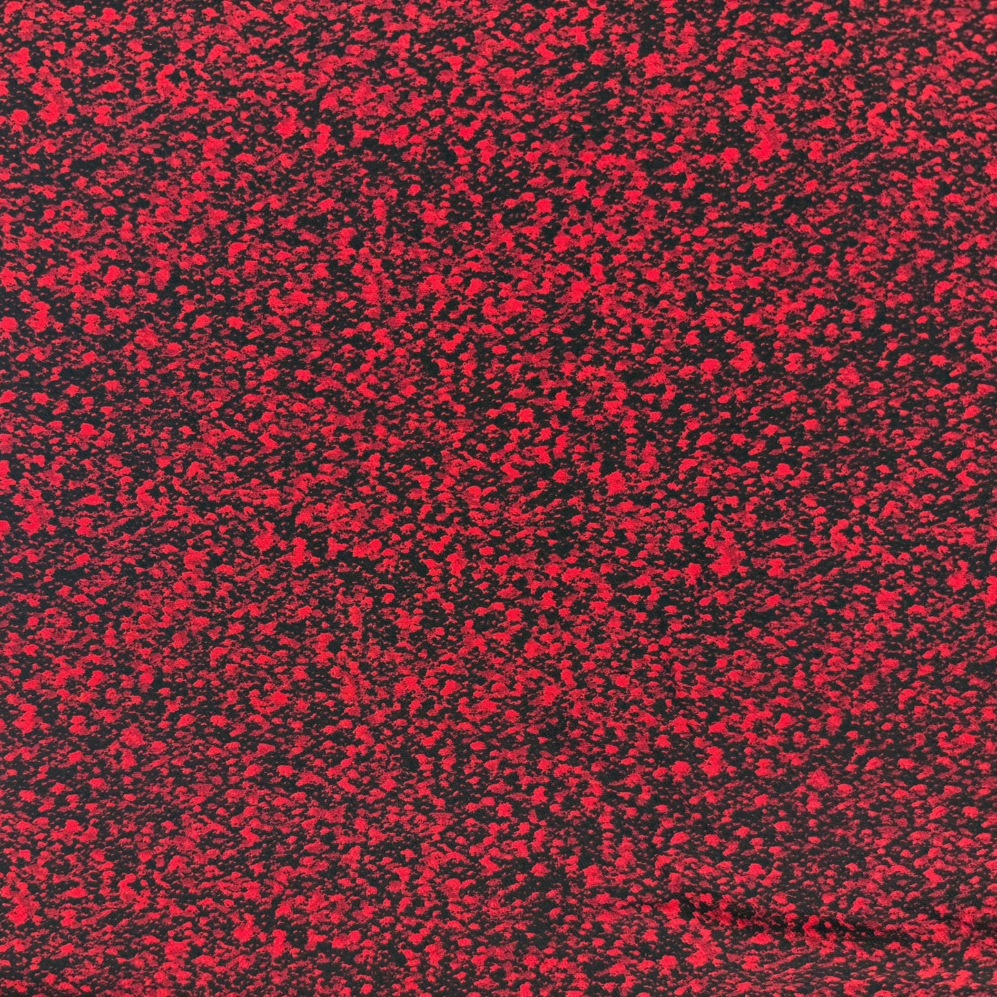 Polyester Knit - Red & Black Abstract - Film Studio Deadstock