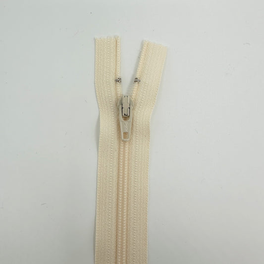 Lightweight Close-End Zipper #3 36cm (14") - Natural