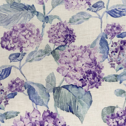European Linen - Purple Hydrangea - 59"