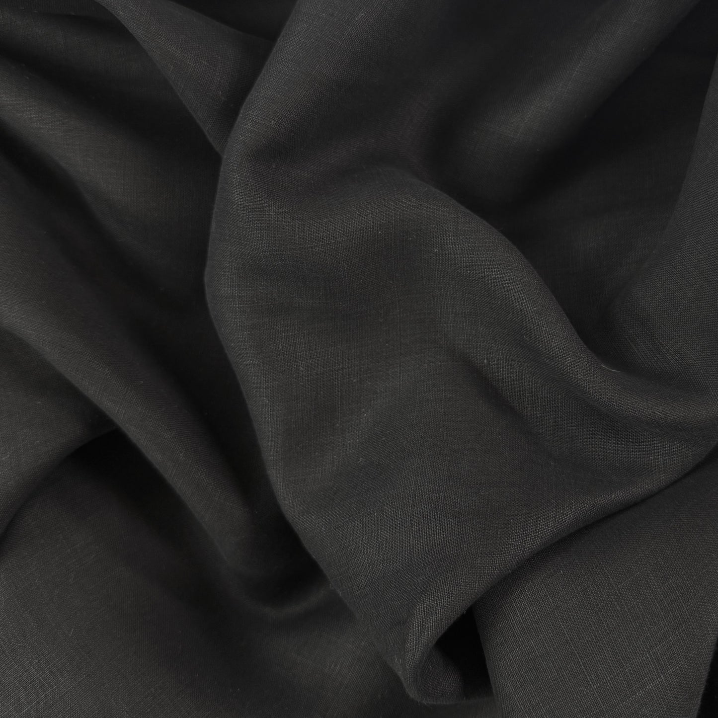 European Linen - Black  - 57-58"