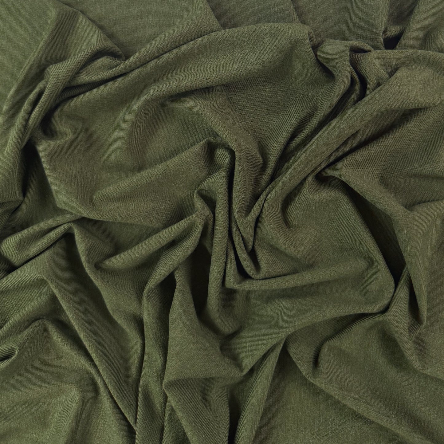 TENCEL™ Lyocell Organic Cotton Spandex Jersey - Moss