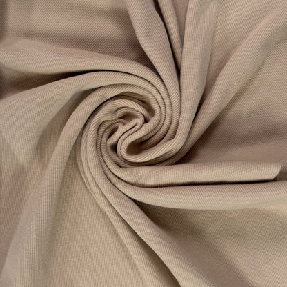 TENCEL™ Lyocell Organic Cotton 2x2 Ribbed Knit - Sand