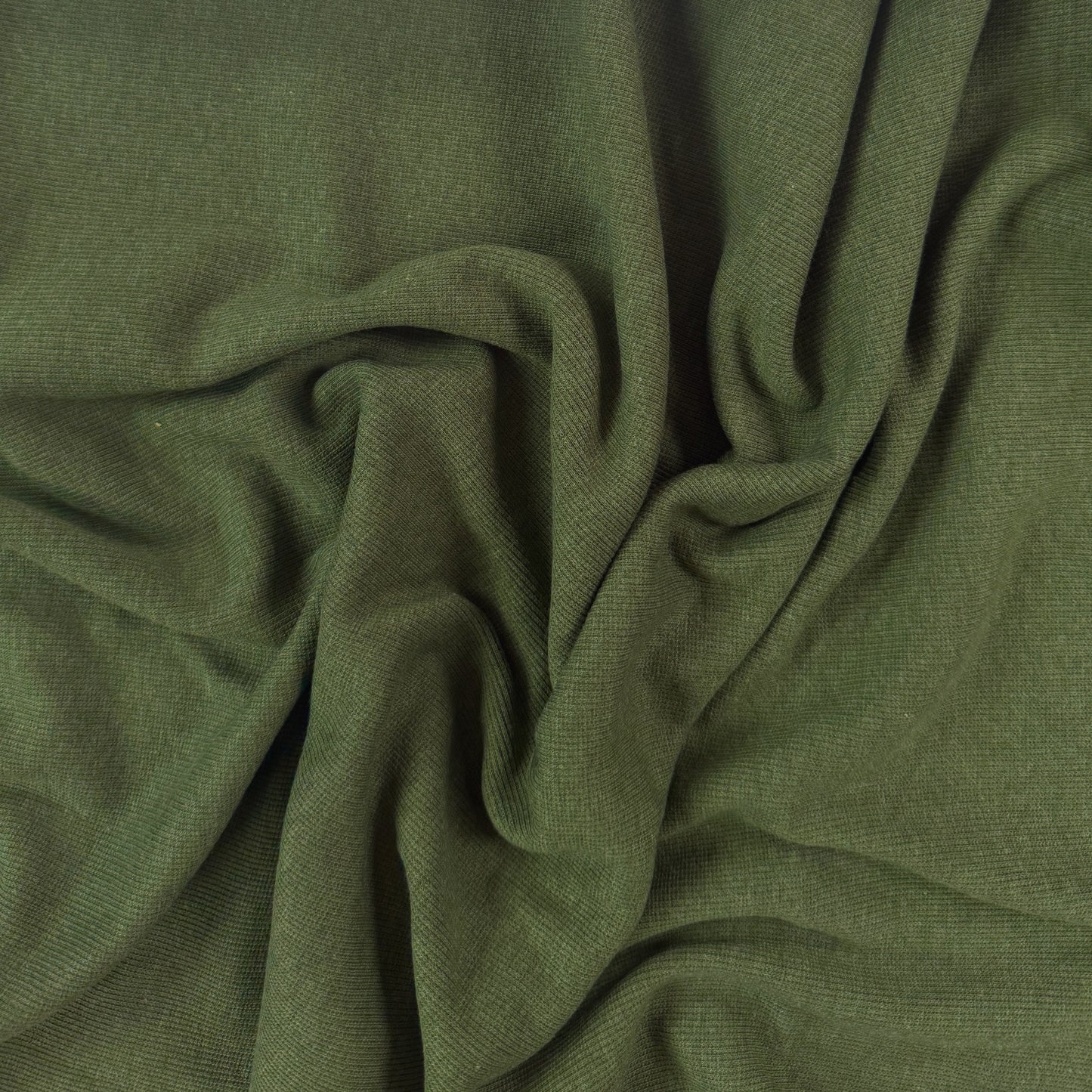 TENCEL™ Lyocell Organic Cotton 2x2 Ribbed Knit - Moss