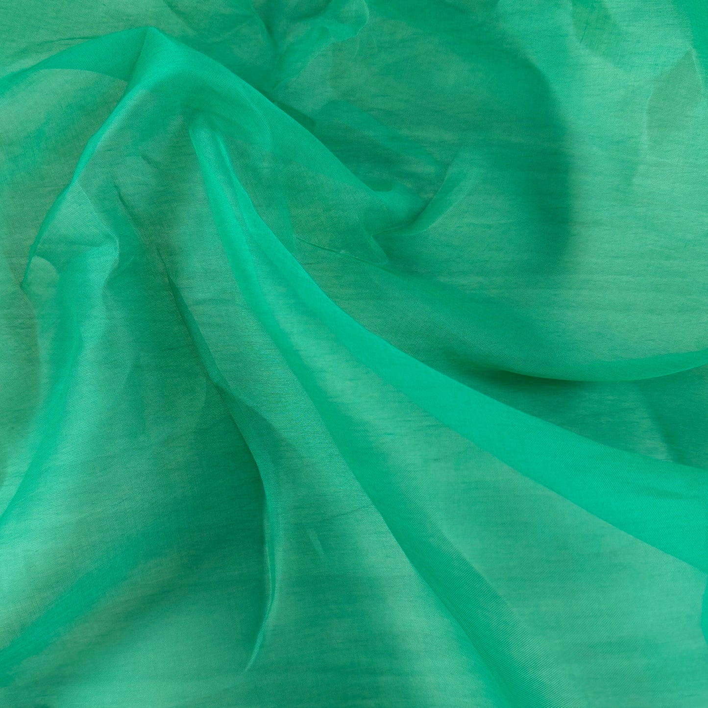 Cotton Organza - Green - Deadstock