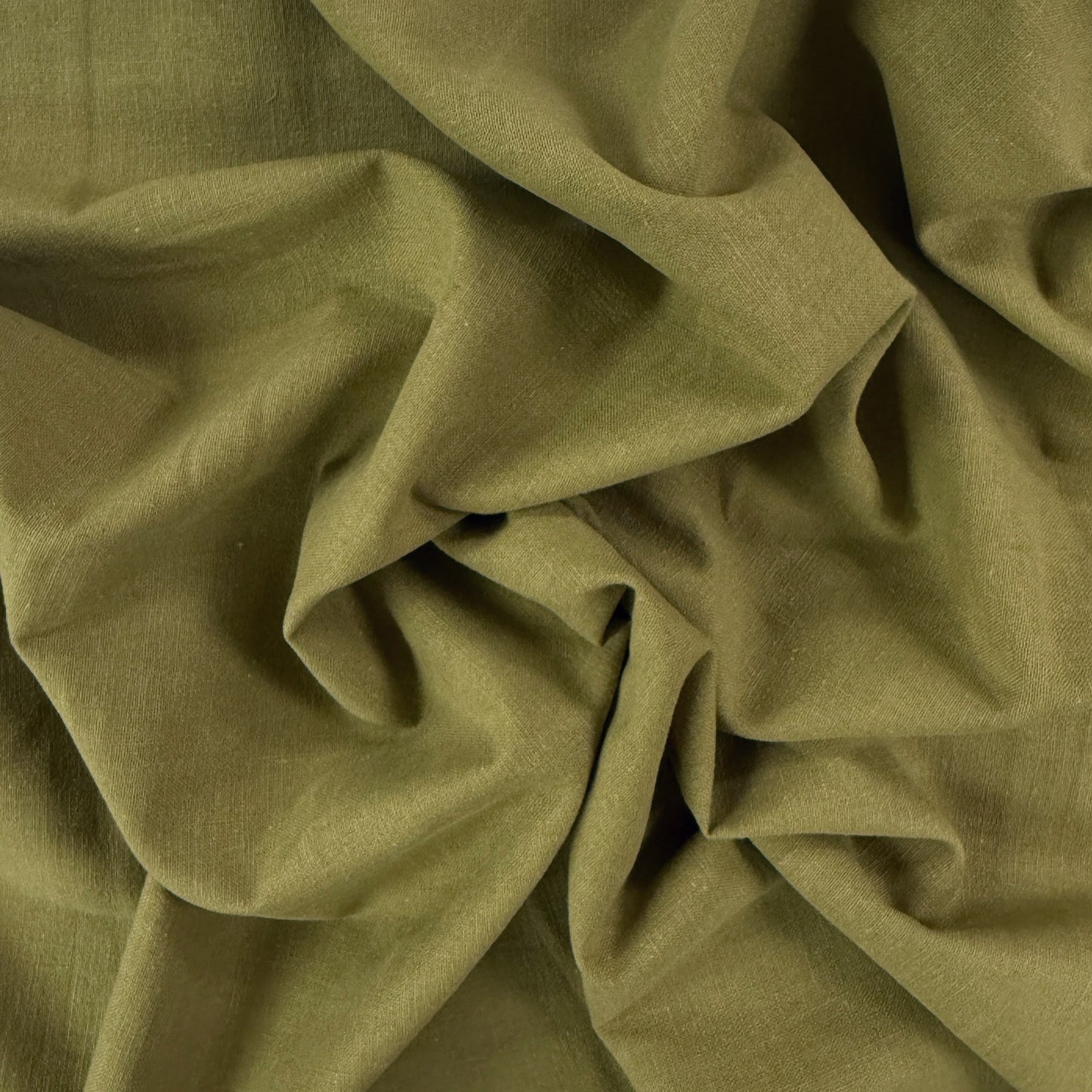 Cotton Linen Woven - Avocado Green