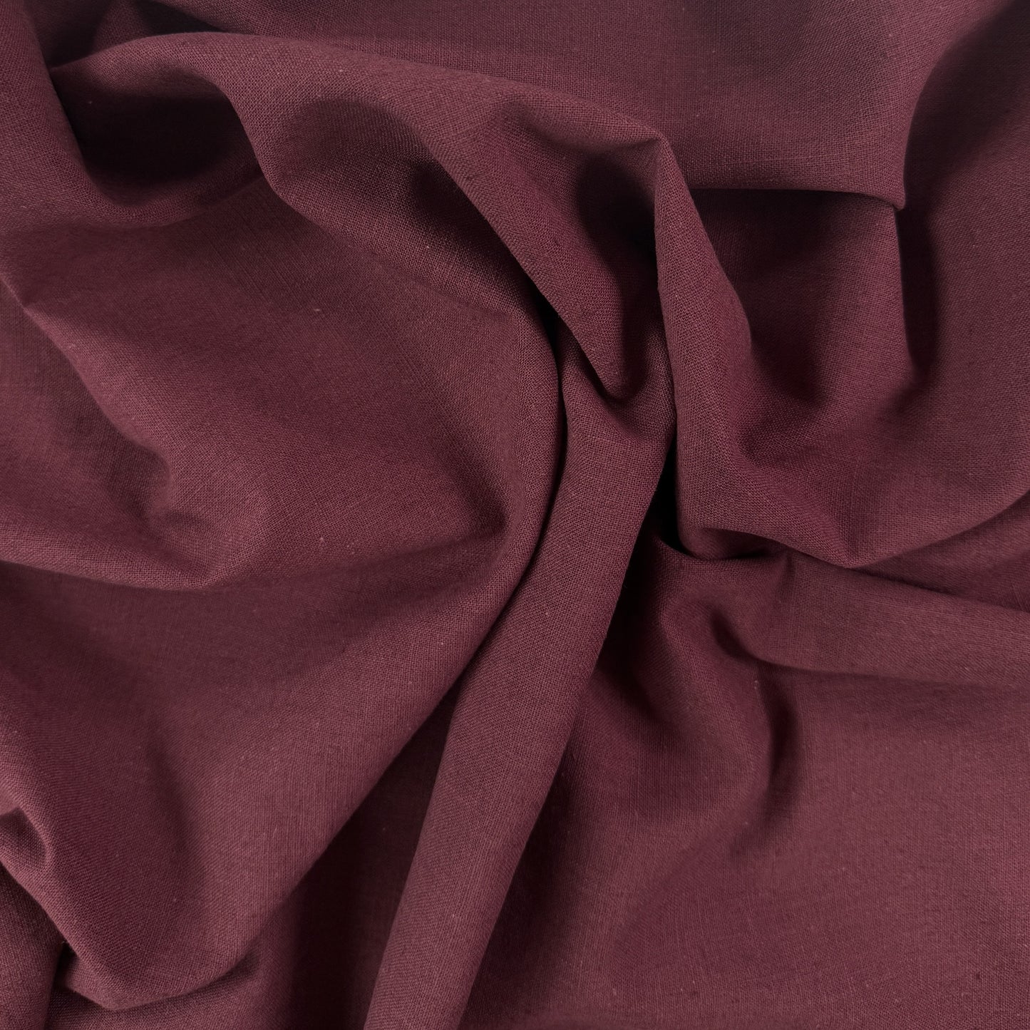 Cotton Linen Woven - Burgundy
