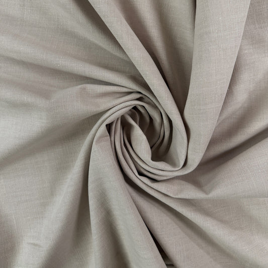 Cotton Linen Woven - Light Beige
