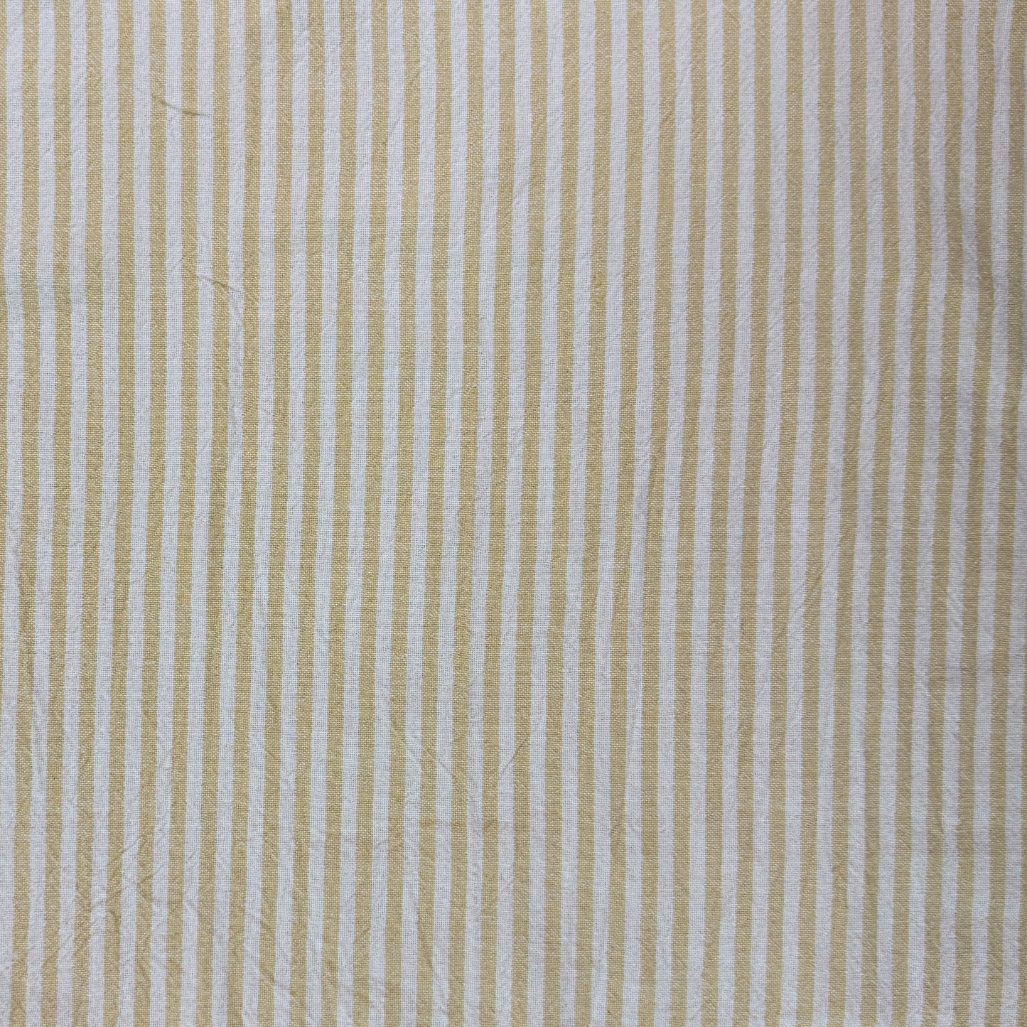 Organic Yarn Dyed Cotton - Yellow Stripe