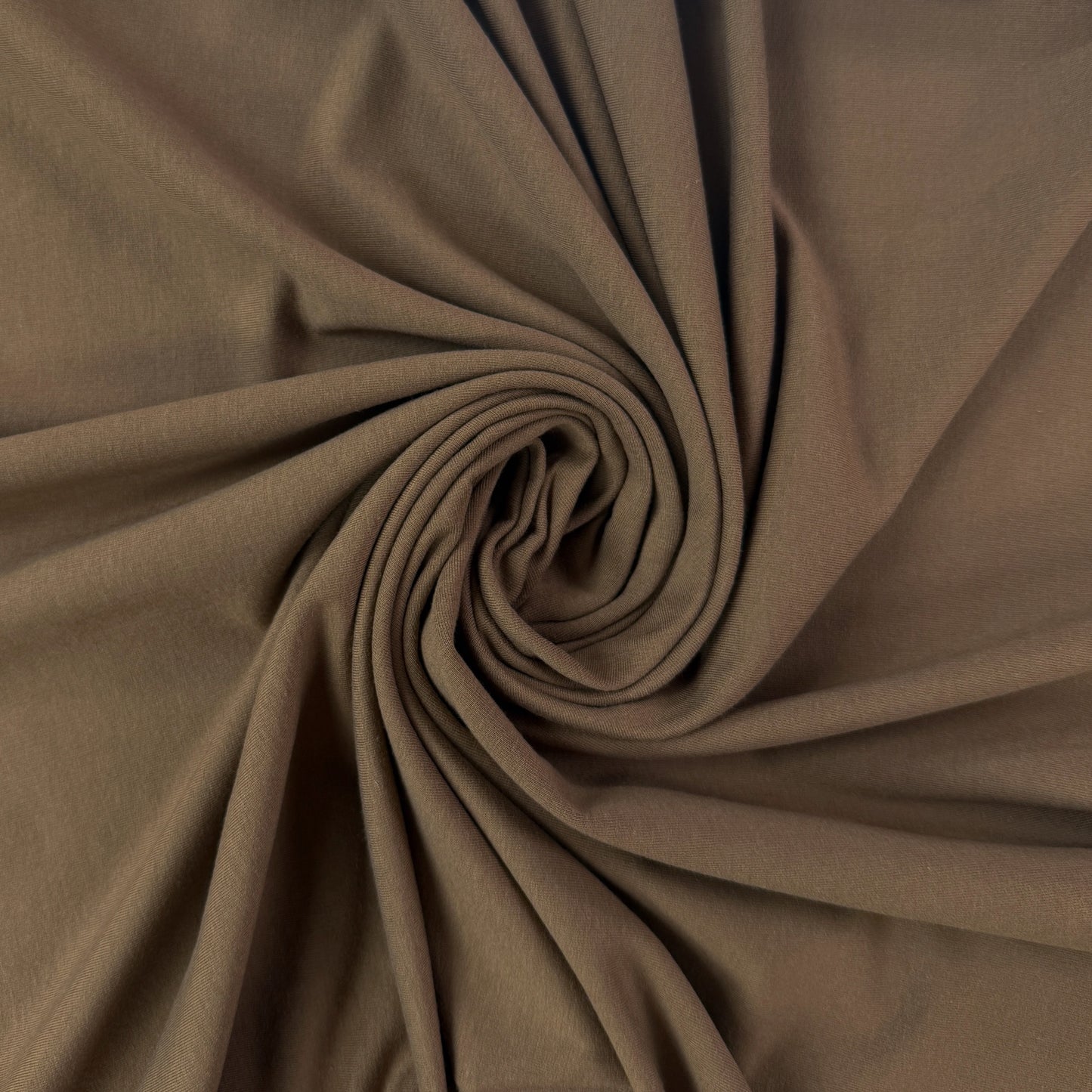 Bamboo Cotton French Terry - Milk Chocolate
