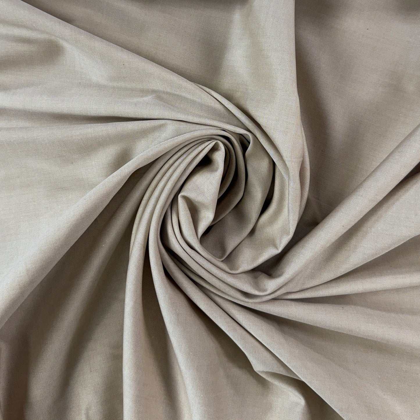 Woven Cotton Micro Piqué - Beige - Deadstock