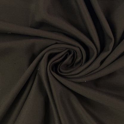 Stretch Cotton Moleskin - Espresso Brown - Designer Deadstock - British Heritage Mill