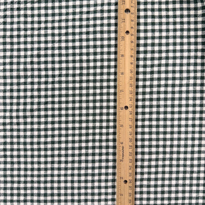Organic Yarn Dyed Cotton - Pine Gingham