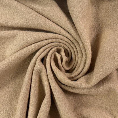 Wool & Viscose Coating - Cashew