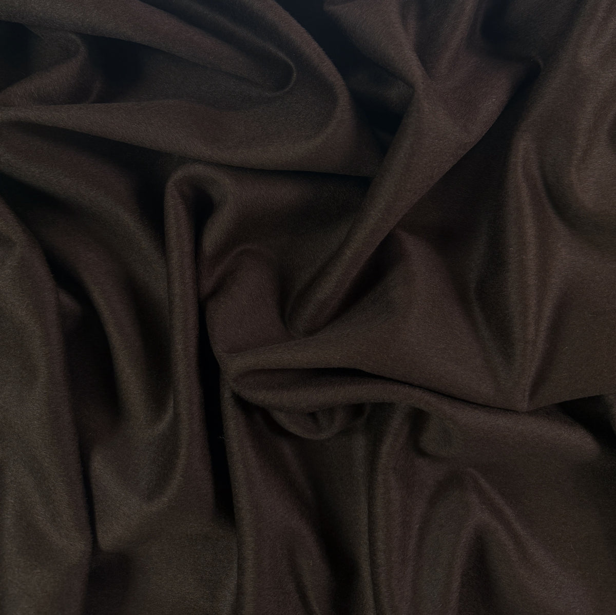 100% Virgin Wool Coating - Espresso