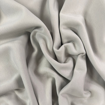 Cashmere Cotton Sweatshirt Fleece - Grey - Designer Deadstock - Made in Italy