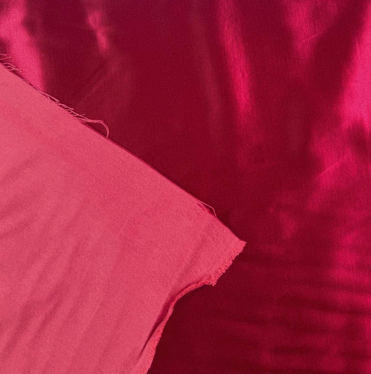 Kasha Lining Acetate/Cotton - Raspberry - Deadstock