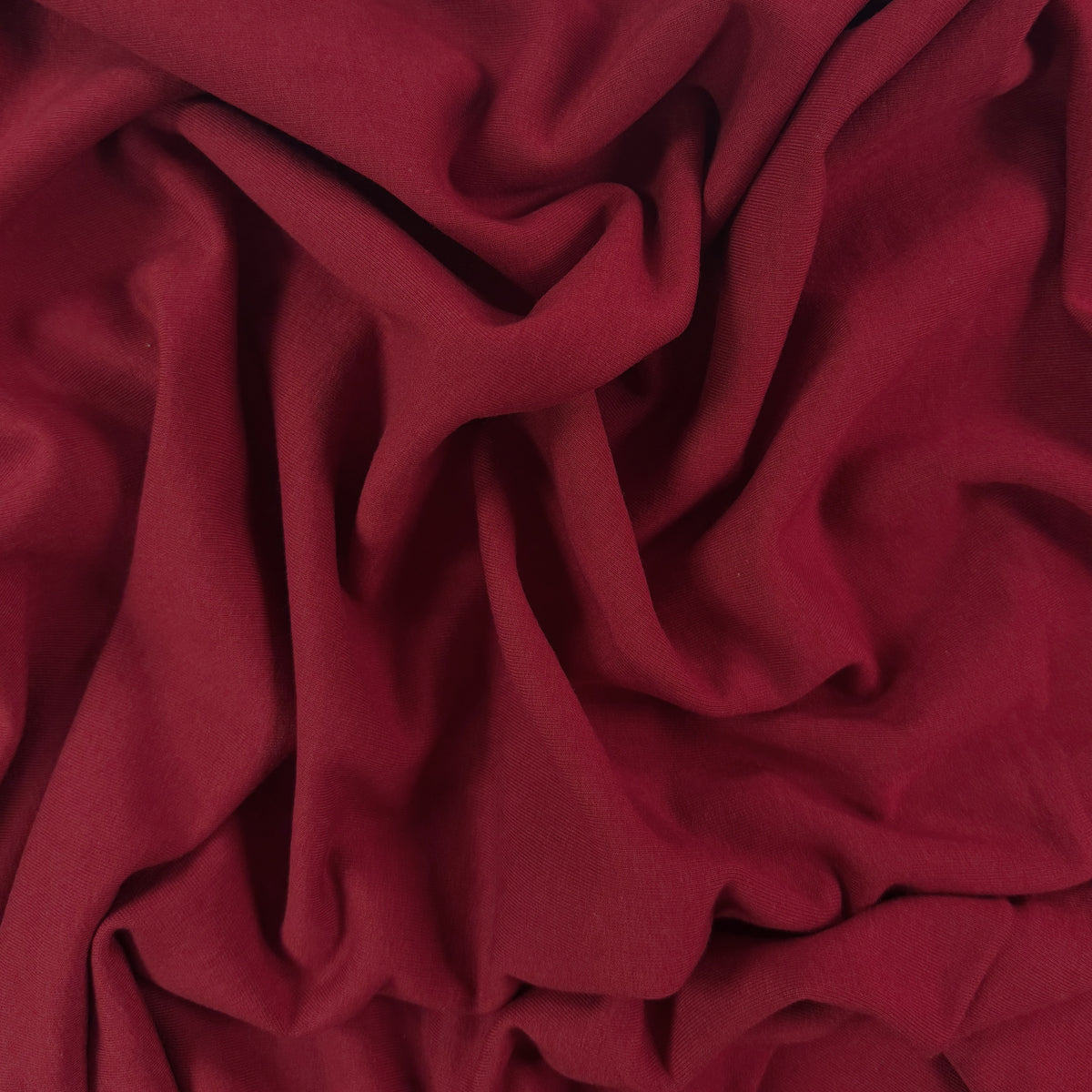 Bamboo Cotton Cloud Sweatshirt Fleece  - Deep Red