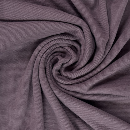 Bamboo Cotton 2×2 Rib - Moonscape