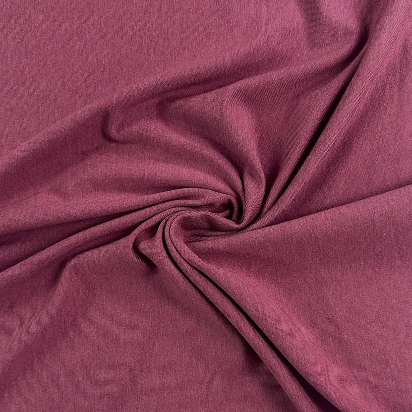 TENCEL™ Lyocell Organic Cotton French Terry  - Dark Mauve