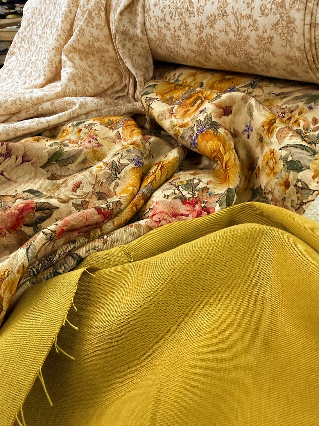 Cotton Heirloom Quilt - Cream/Mocha