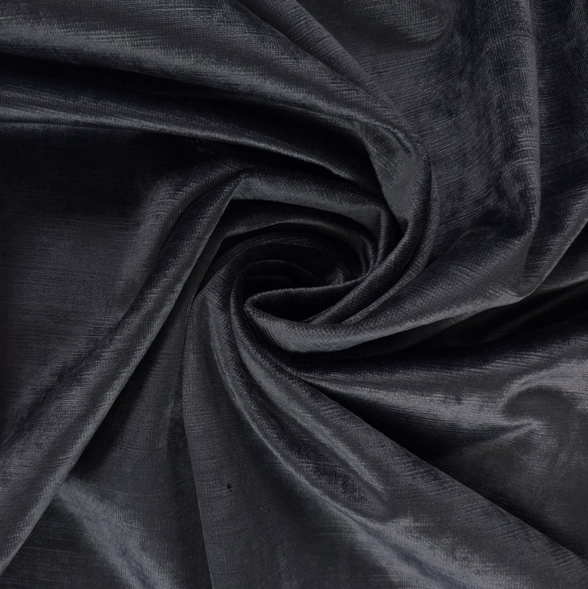 Heavy Cotton Velvet  - Dark Indigo - Deadstock