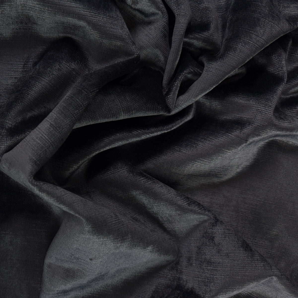 Heavy Cotton Velvet  - Dark Indigo - Deadstock
