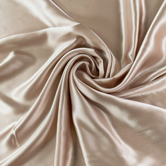 Silk Charmeuse - Blush - 19 Momme