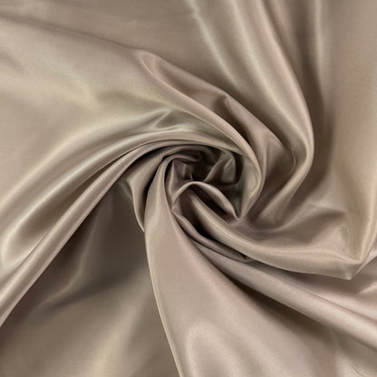Cupro Bemberg - Taupe - Designer Deadstock