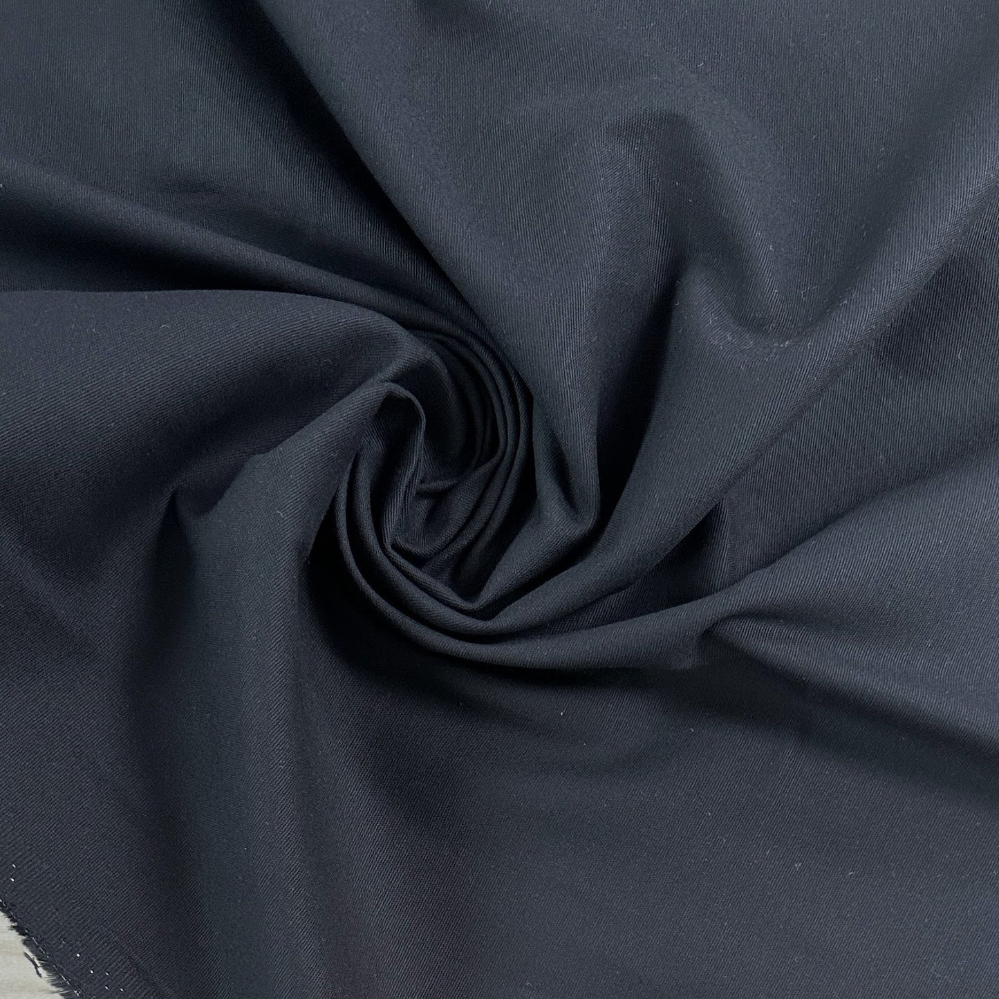 Cotton Stretched Twill - Peached - Black