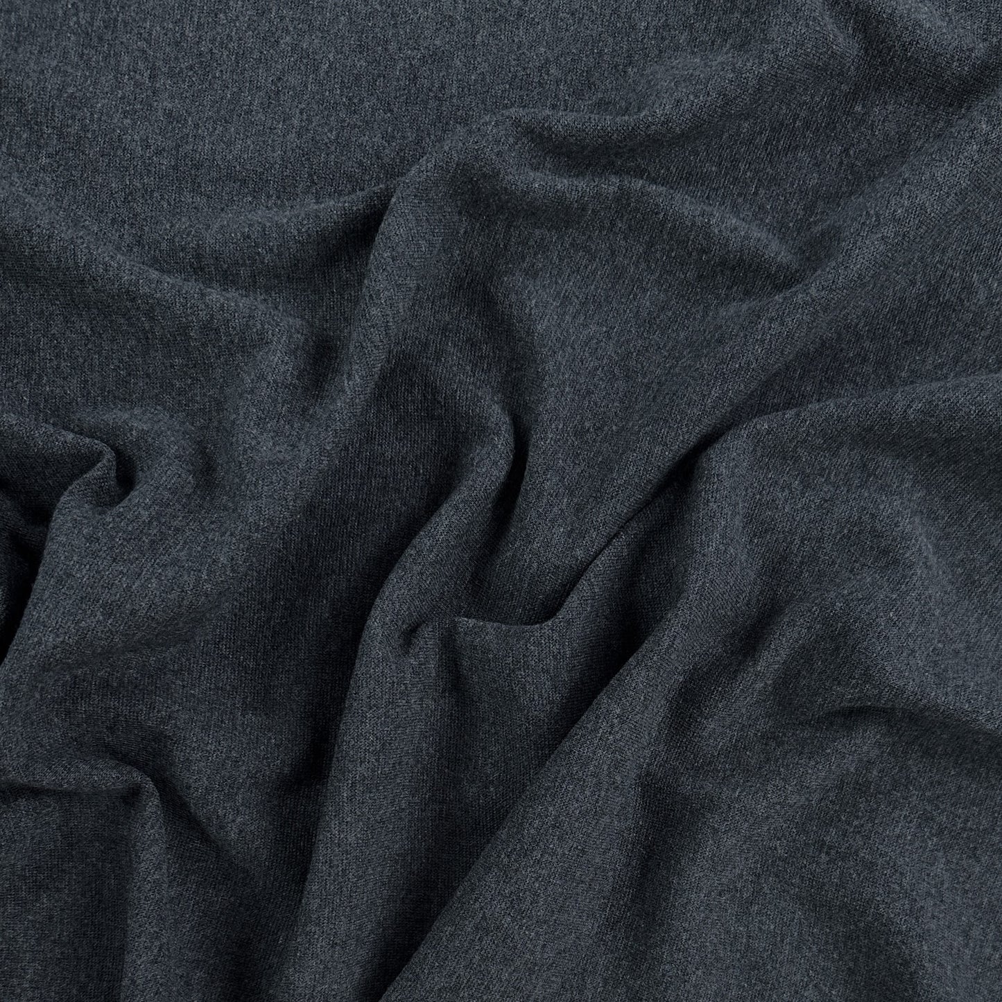 Cotton Rib - Heathered Charcoal