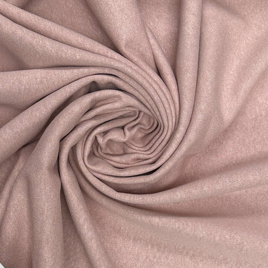 19" Remnant - Blush Pink - Organic Cotton & Hemp Knit Sweater Fleece