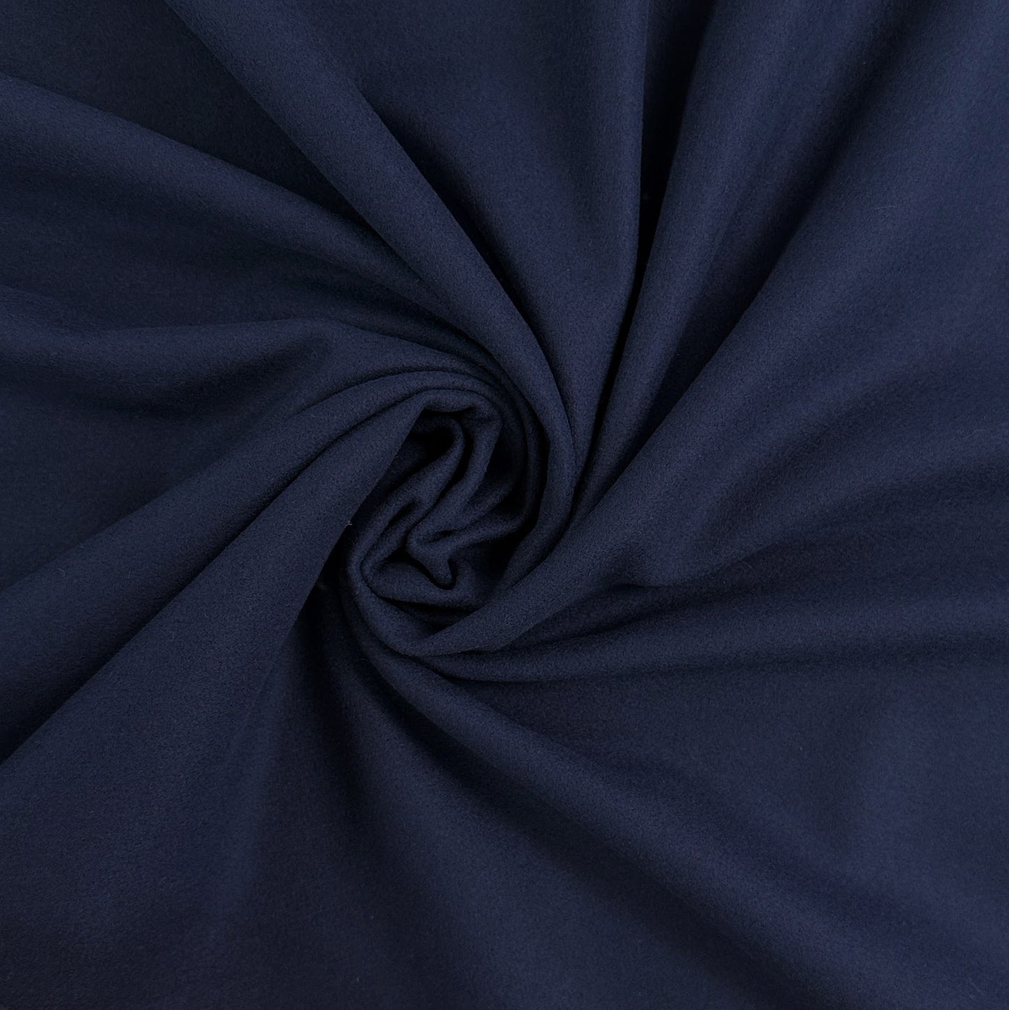 Navy Wool Coating Fabric  - Deadstock