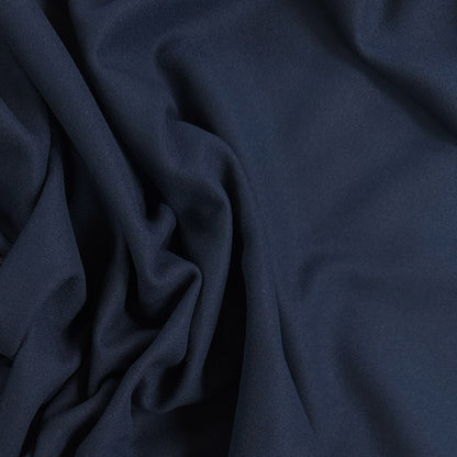 Navy Wool Coating Fabric  - Deadstock