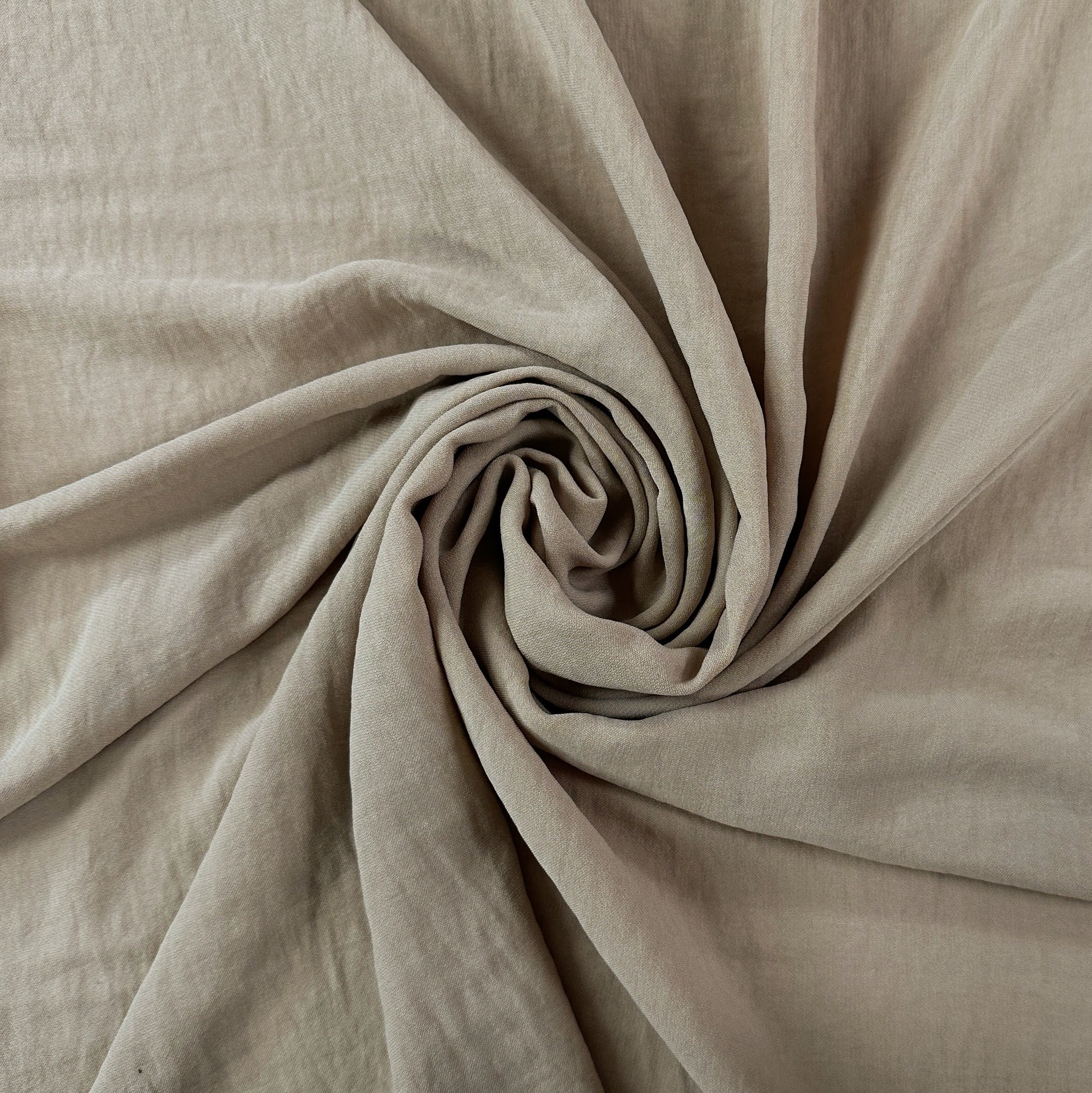Taupe - Acetate Fabric - Film Studio Deadstock – Riverside Fabrics