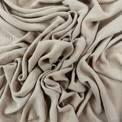 Taupe - Acetate Fabric - Film Studio Deadstock