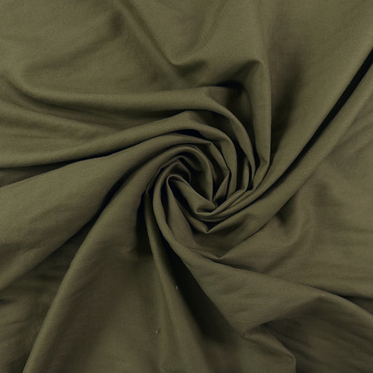 Khaki Stretch Twill - Film Studio Deadstock