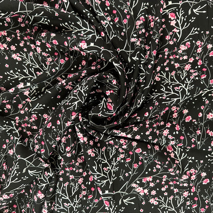 Cherry Blossom - Rayon Poplin