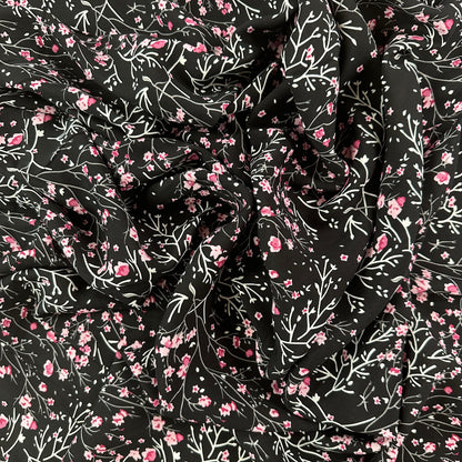 Cherry Blossom - Rayon Poplin