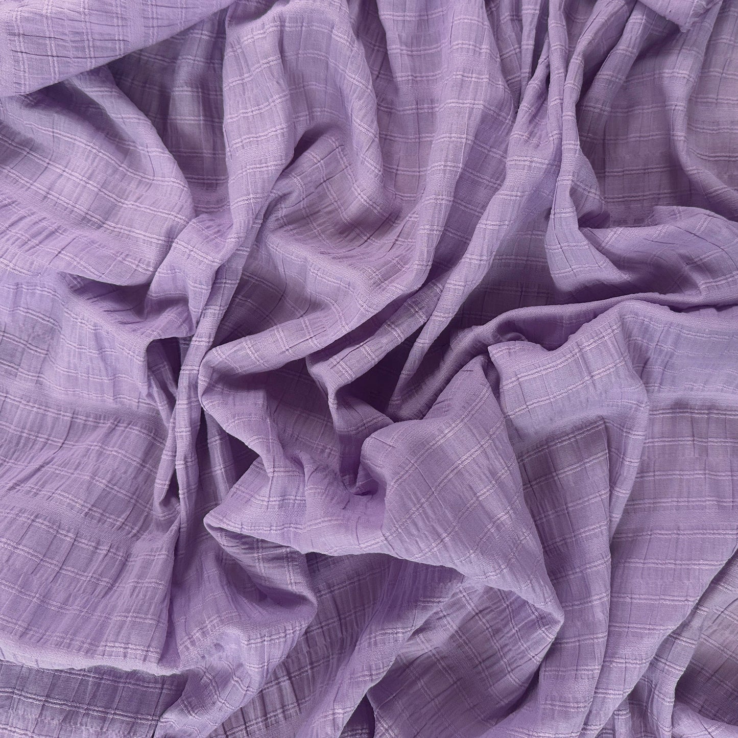 Carefree Ruched Crinkle Cotton - Lilac