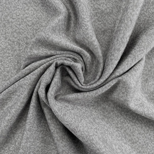 55" Remnant - Tencel Lyocell Organic Cotton Sweater Knit - Mink Grey