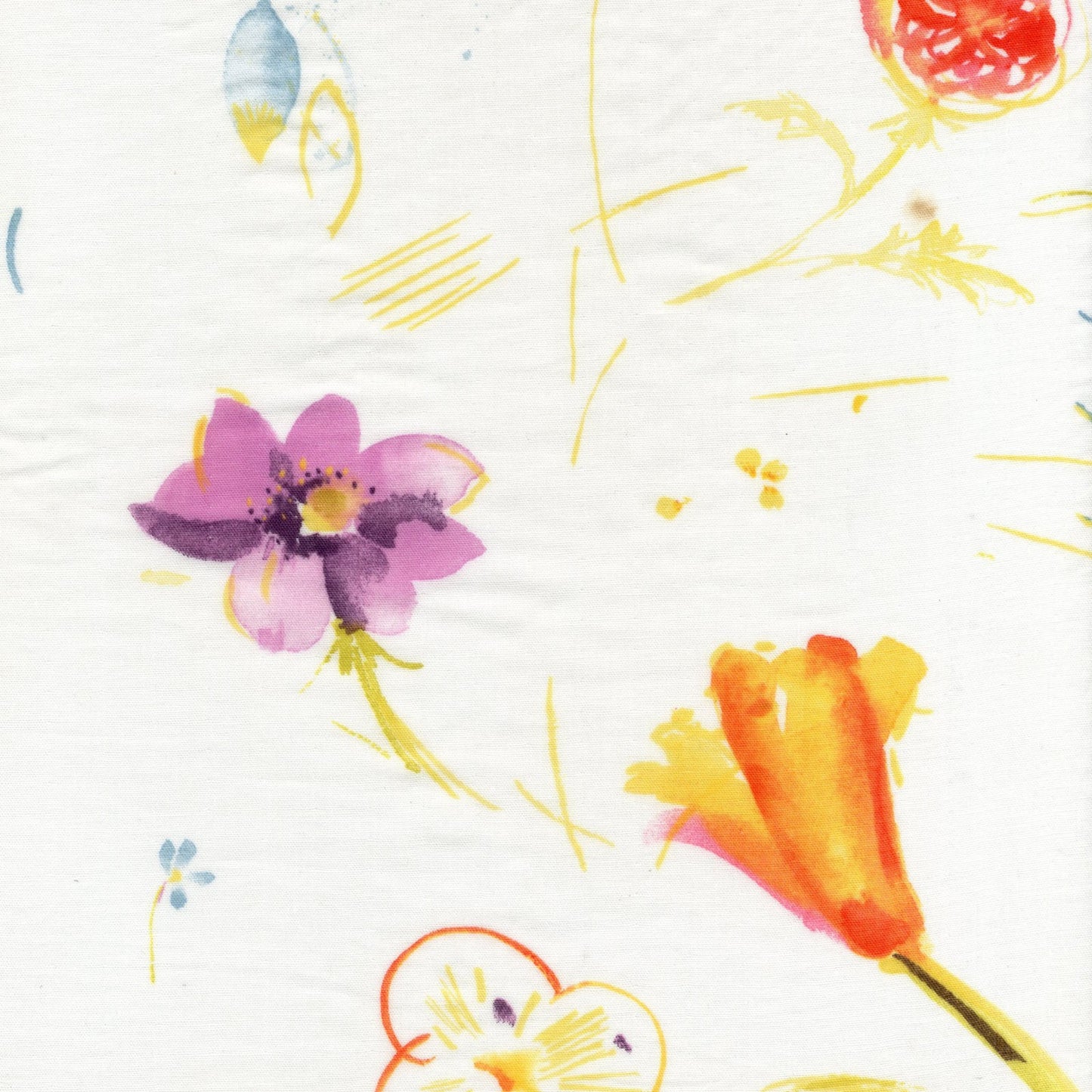 nani IRO - Hana no toki niwa - 1A - Organic Cotton Double Gauze