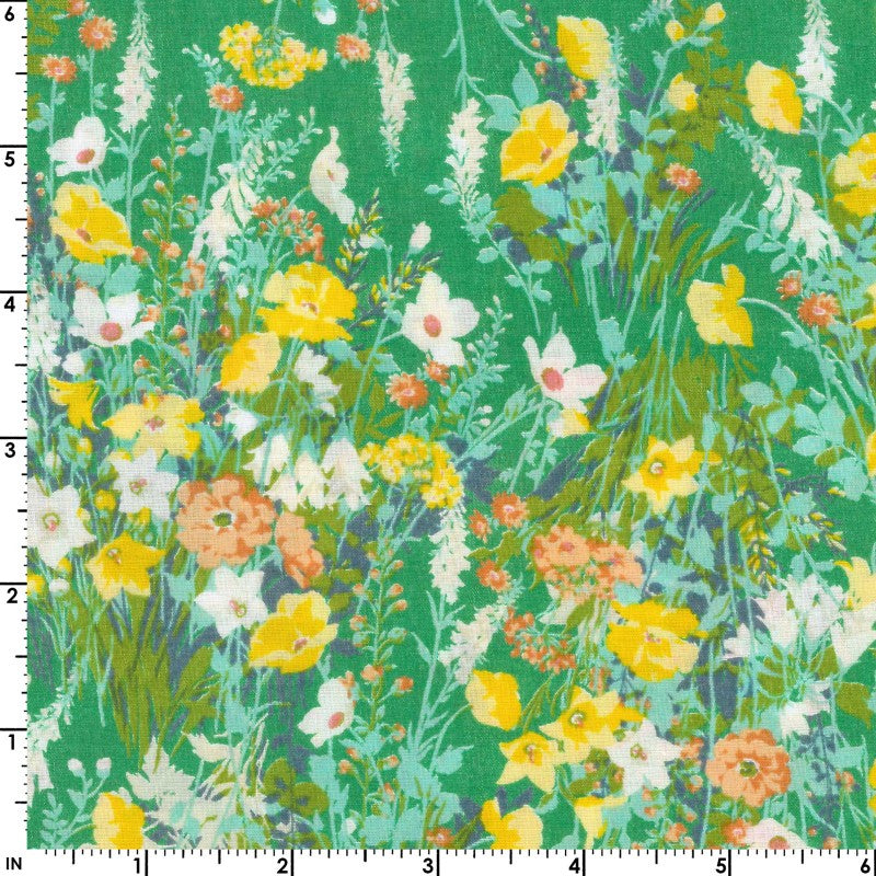 Kokka - Flownny - 13B - Cotton Lawn Fabric
