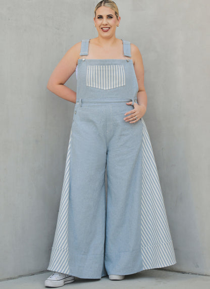 Simplicity - Misses Overalls by Alisha Grace (8-16 Misses Sizes)