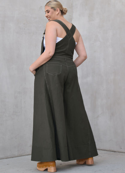 Simplicity - Misses Overalls by Alisha Grace (8-16 Misses Sizes)