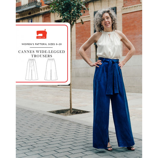 Liesl + Co - Cannes Wide Legged Trousers Sewing Pattern