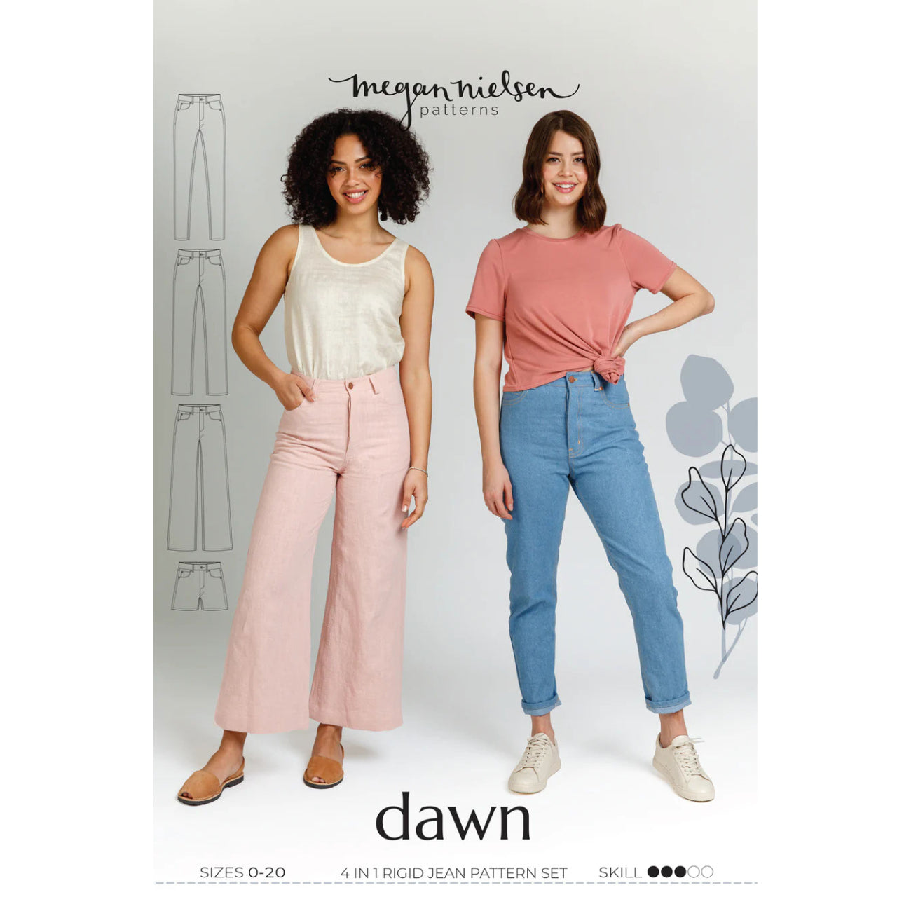 Dawn jeans (4 in 1!) pattern