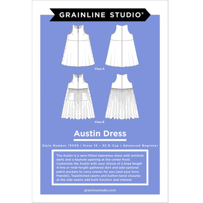 Austin Dress Pattern - 14 - 32 - Grainline Studio