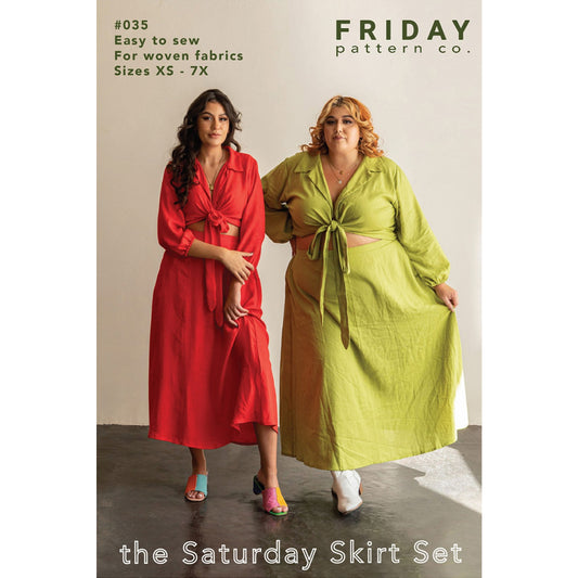 Saturday Skirt Set Pattern - By Friday Pattern Co