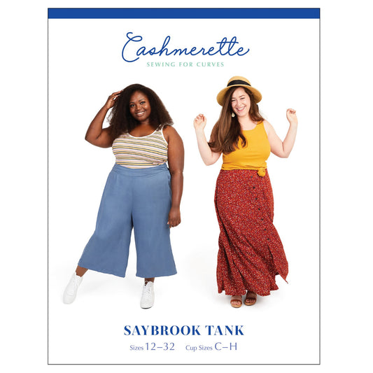 Saybrook Tank - sizes 12-32  - By Cashmerette